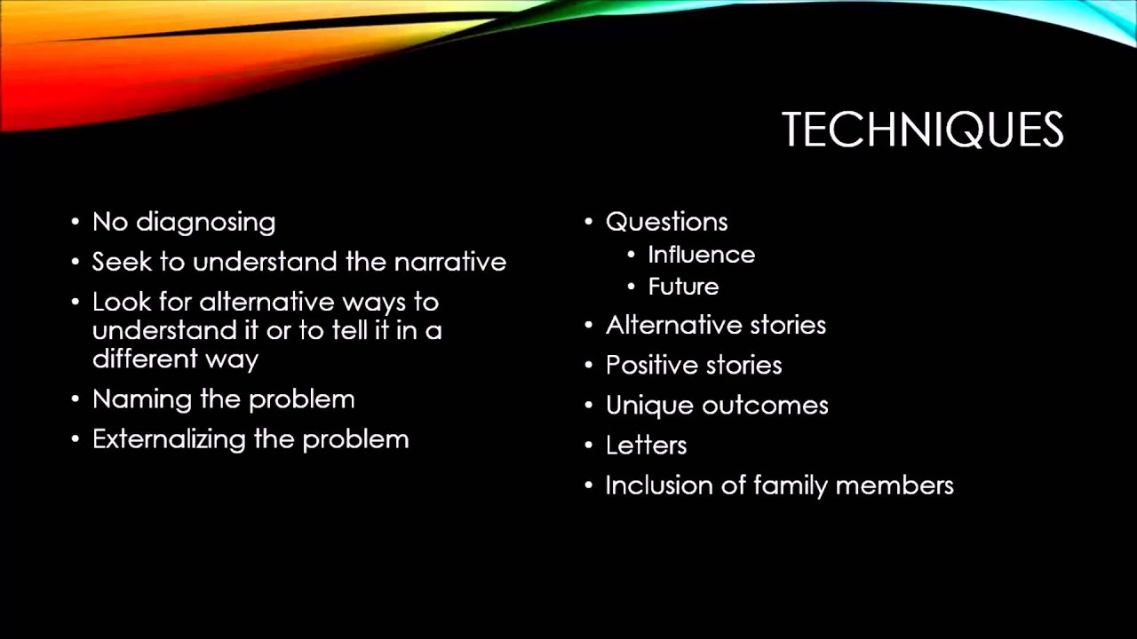 How Is Narrative Therapy Different From Cbt?