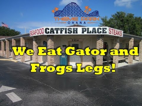We Eat Gator and Frogs!! The Catfish Place Saint Cloud Florida food