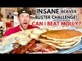 Beaver buster breakfast challenge at tommys 4th street bar  grill corvallis oregon  man vs food