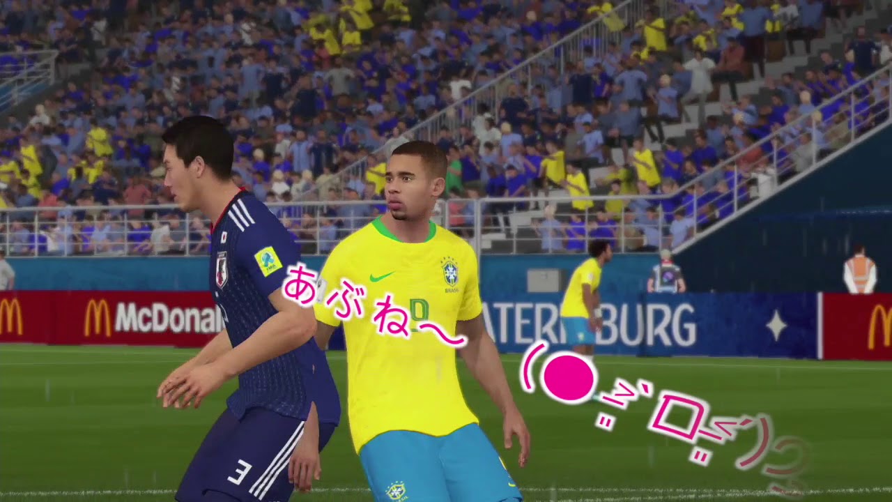 サッカー日本代表の２人協力ゲーム実況動画 Fifa18 Nintendo Switch Happy Space