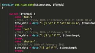 Build an online shop with Codeigniter - part 23: times and dates