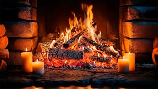 Rustgevende haardvuurgeluiden 12 uur lang 🔥 Langzaam brandend hout (geen muziek)