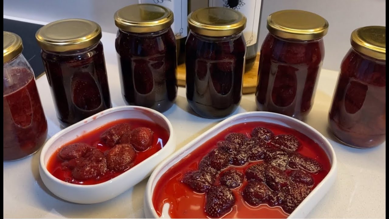 ŞEKERSİZ ÇİLEK REÇELİ YAPTINIZ MI?😍 20 Dakikada TAM KIVAMINDA Sağlıklı Çilek Reçeli Tarifi