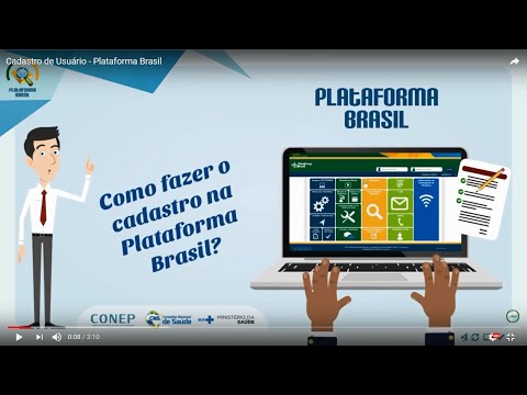 Cadastro de Usuário - Plataforma Brasil