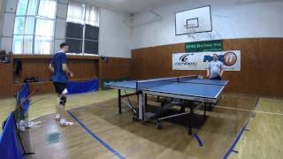 Table Tenis training - victas V01 & Butterfly FX05