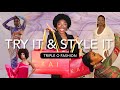 Kai collective tryon haul  high  low styling  luxury fashion brand  triple o fashion