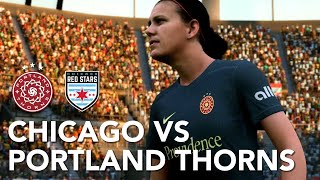 Chicago Red Stars vs Portland Thorns - NWSL Game Week 6  |  EA FC24 CPU vs CPU Sim