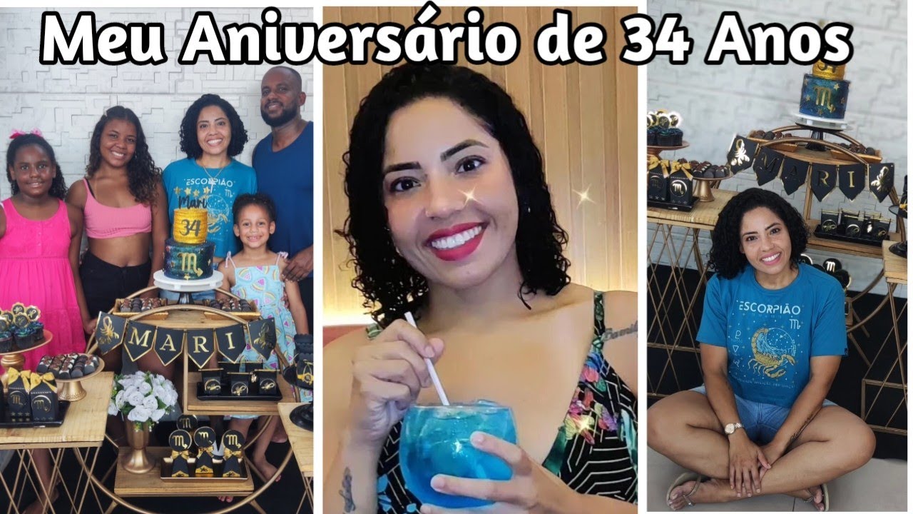 Meu aniversário / Jantar de Comemoração / Presentes / Almoço com Família e Amigos / Encomendas