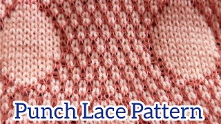Knitting Machine Punch Lace Pattern@knittingcatalogue