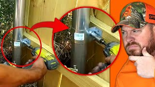 DIY Premade Fence Panel Install?! PRO Fence Builder Reacts