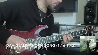 Guitar playthrough clip: ISKALD - DAA GJALLARHORN SONG (Shades of Misery - 2007)