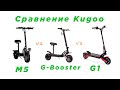 Сравнение электросамокатов Kugoo. (M5 vs G-Booster vs G1)