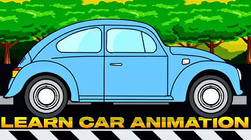 Car Animation Tutorial In Alight Motion Using Vector Drawing | Vibal Feathers Edits