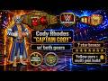 WWE Champions Cody Rhodes Captain Cody 7SB Tri colour WWE Champions Cody Rhodes Captain Cody 7SB Tri colour