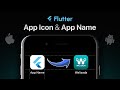 Flutter App Icon & App Name Change | Android & iOS (Easy Tutorial)