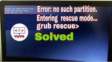 No such partition. entering rescue mode... grub rescue |Solved | Dual Boot Partition Issue I VipVid|
