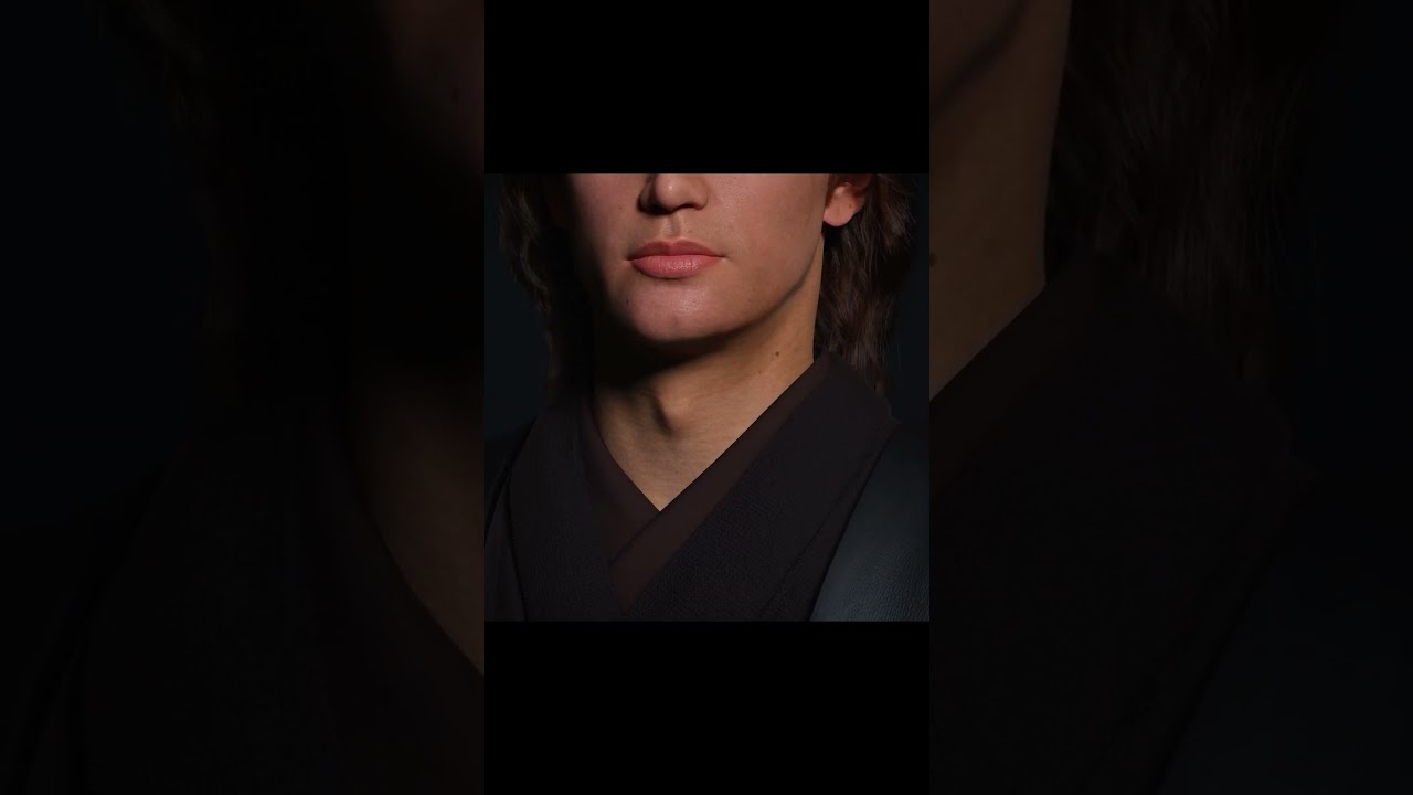 How I made a Realistic Portrait of Anakin in Blender  #blender3d #digitalsculpt #3dart