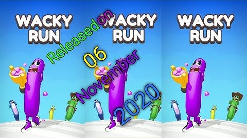 Wacky Run game play level 99 to level 111.