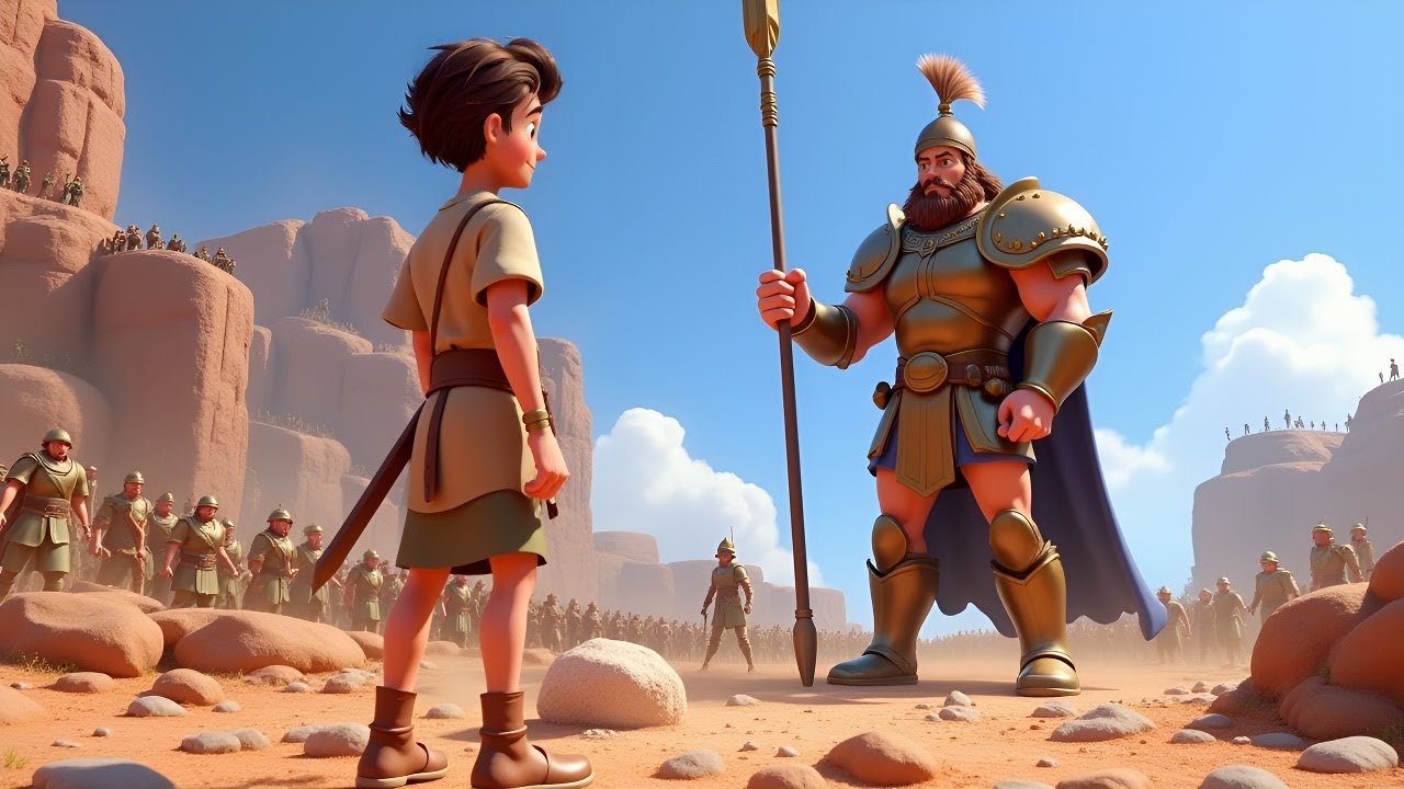 🛡️David vs Goliath 🛡️ | The Epic Torah Story for Kids!