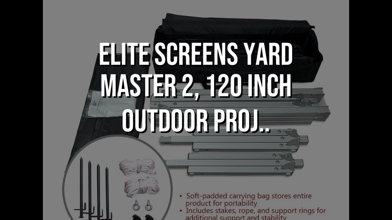 Elite Screens Yard Master 2, 120 inch Outdoor Proj..