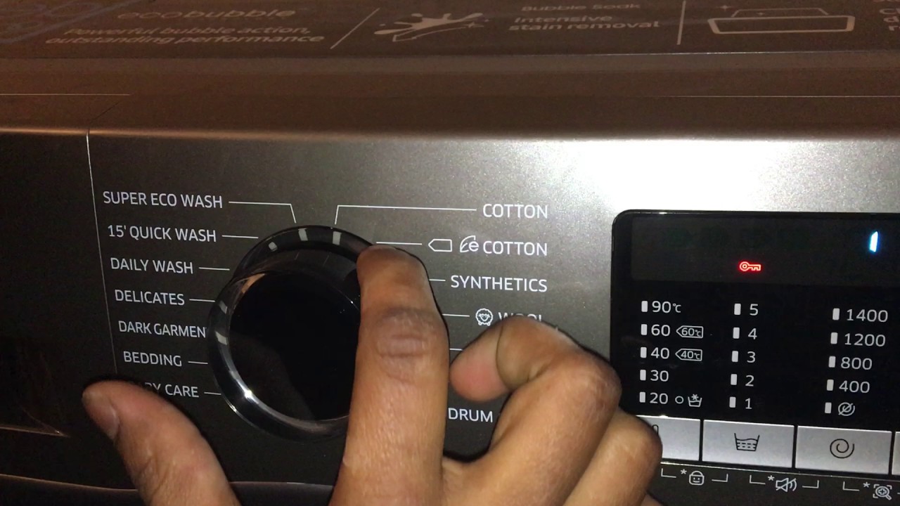 From there Movable Opposition Samsung Ecobubble WW70J5555FX 7Kg Washing Machine with 1400 rpm - Graphite  - YouTube