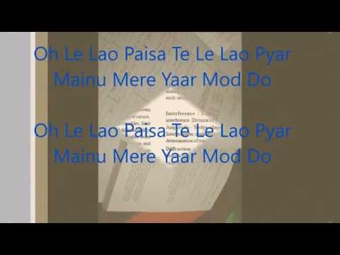 Yaar Mod Do with lyrics