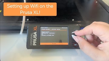Setting up WiFi on the Prusa XL is now super easy!