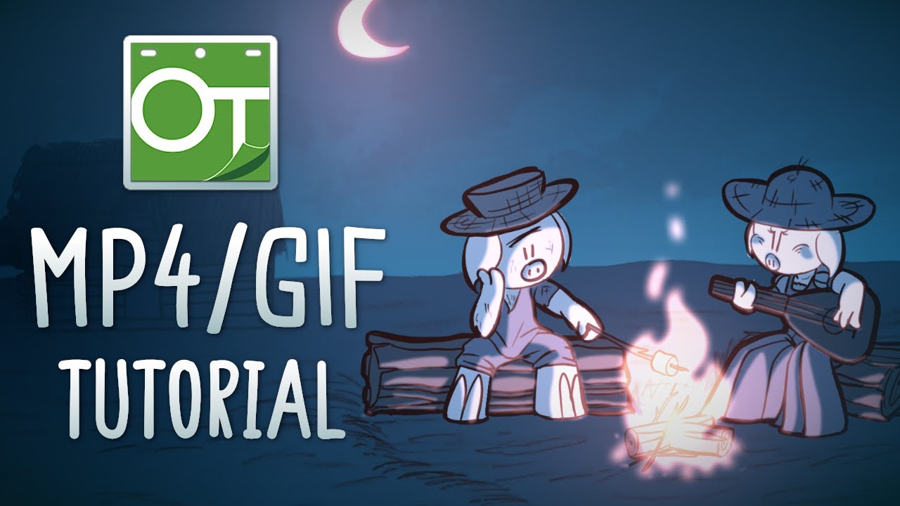  2021  How To Export GIF and MP4 Files in Opentoonz