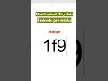 Secret Mango Emoji Code 1F96D #texttricks||Mango Unicode Pro Tricks #youtubeshorts #unicodehack
