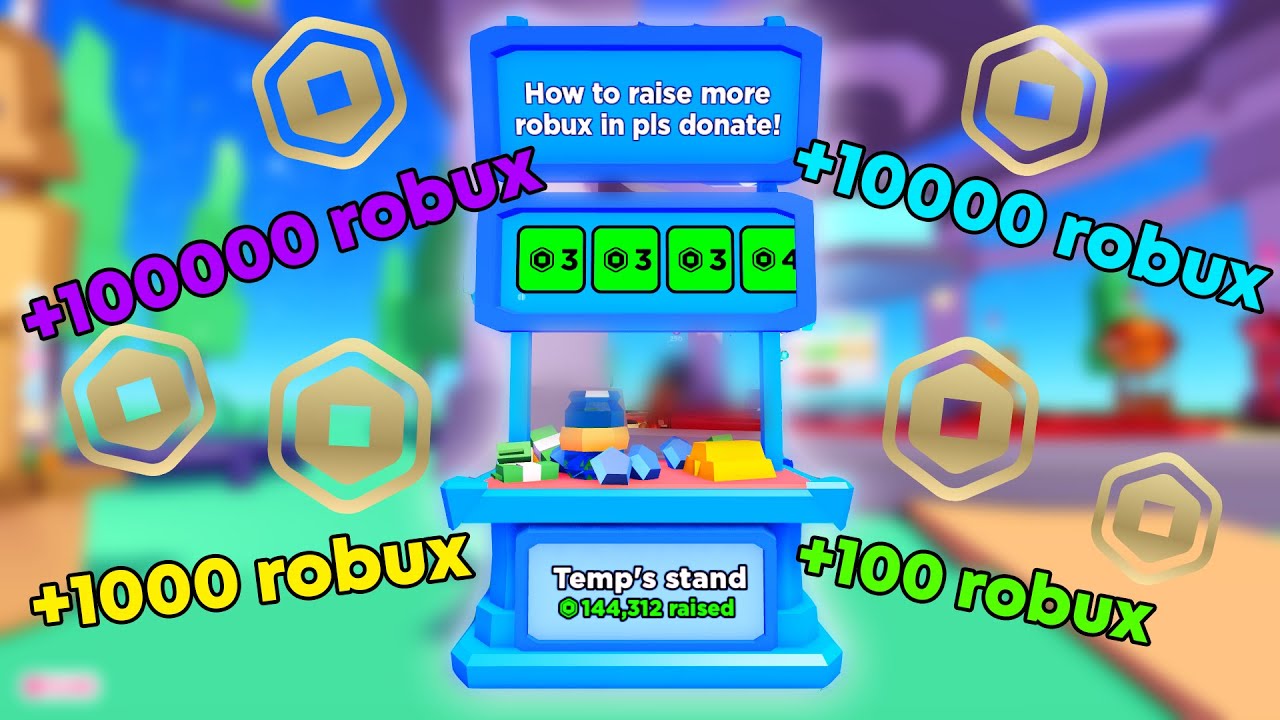 Donating 1,000 ROBUX on PLS DONATE #roblox #rblx #robloxx #fyp