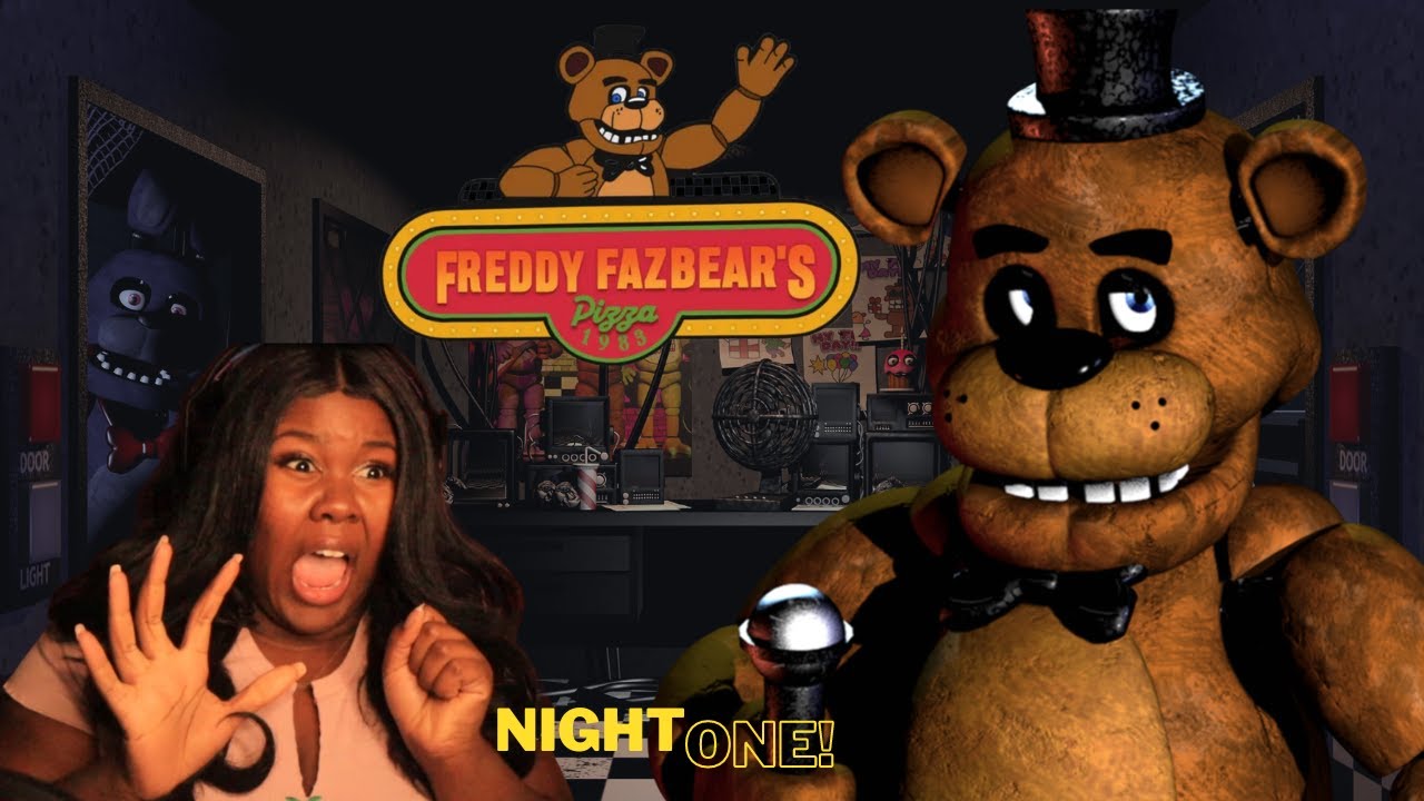 FIRST TIME PLAYING FIVE NIGHTS AT FREDDY'S- NIGHT ONE - YouTube