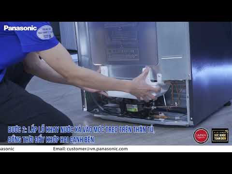 Video Hướng dẫn cách tháo/lắp khay xả nước phía sau tủ lạnh. - youtube