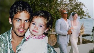 Vin Diesel Walks Paul Walker's Daughter Down Aisle At Wedding like a Godfather