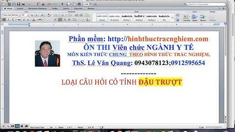 CÂU HỎI TRẮC NGHIỆM MÔN KIẾN THỨC CHUNG VIÊN CHỨC Y TẾ