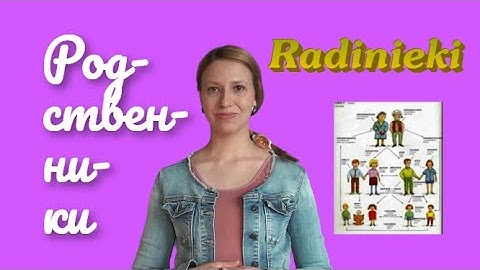 Latvian Language - Relatives. Thematic Vocabulary