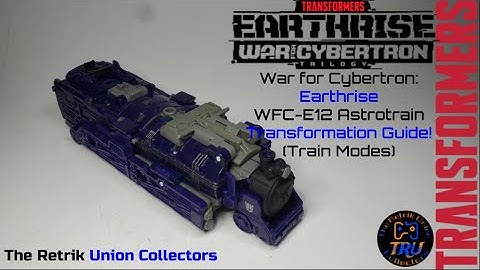 Transformers Earthrise WFC-E12 Astrotrain Transformation Guide! (Train Modes)