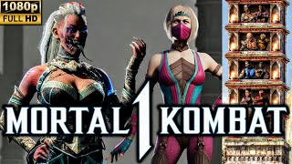 MK1 *ICE MILEENA* KLASSIC TOWER GAMEPLAY!! (KHAMELEON AS KAMEO) 1080p 60 FPS (MORTAL KOMBAT 1) MK12