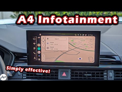 Видео: 2024 Audi A4/S4 – Infotainment Review | Touchscreen How to Use, Apple CarPlay & Android Auto Demo