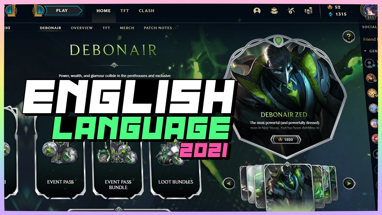 How to Change your Language to English in League of Legends [2021