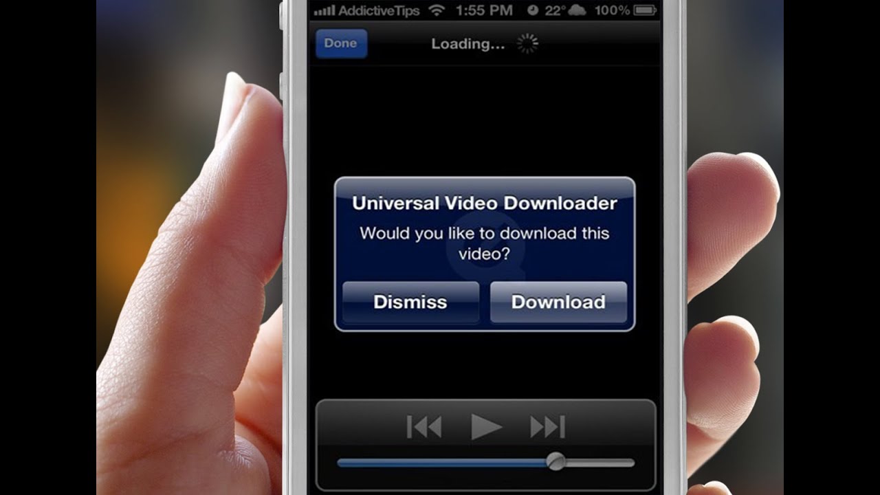 Download Any Video W/ Universal Video Downloader (Cydia)