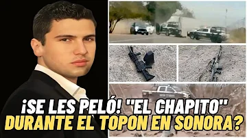 ¿¡Se les peló! Ivän Ârchivaldo «Ël Chapitö» durante el "TOPON" en Sonora?