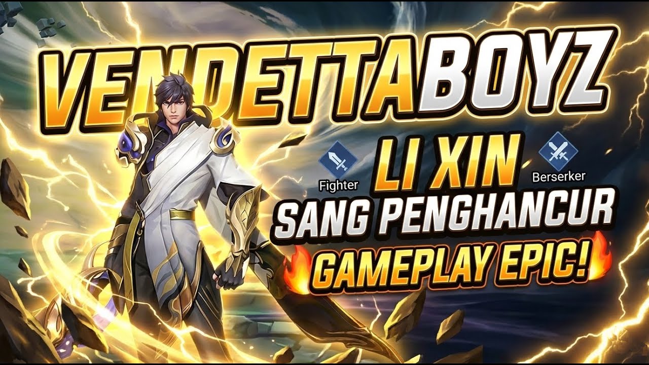 DAMAGE GAK NGOTAK! Gameplay Li Xin Full Damage - Vendettaboyz Menggila!