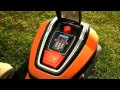 Flymo Robotic Lawnmower 1200R - Lawnmower start-up