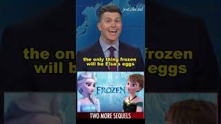 Two more sequels  #frozen2 #disney  #snl #colinjost #comedy#saturdaynightlive#shorts #laugh #funny