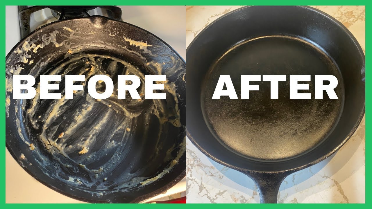 How To Clean A Cast Iron Skillet