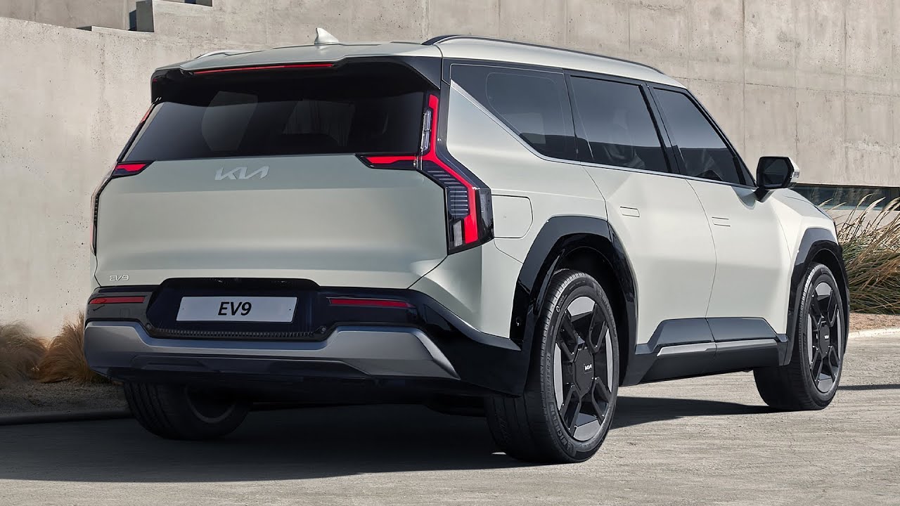 New 2024 Kia EV9 Exterior and Interior / Threerow electric SUV YouTube