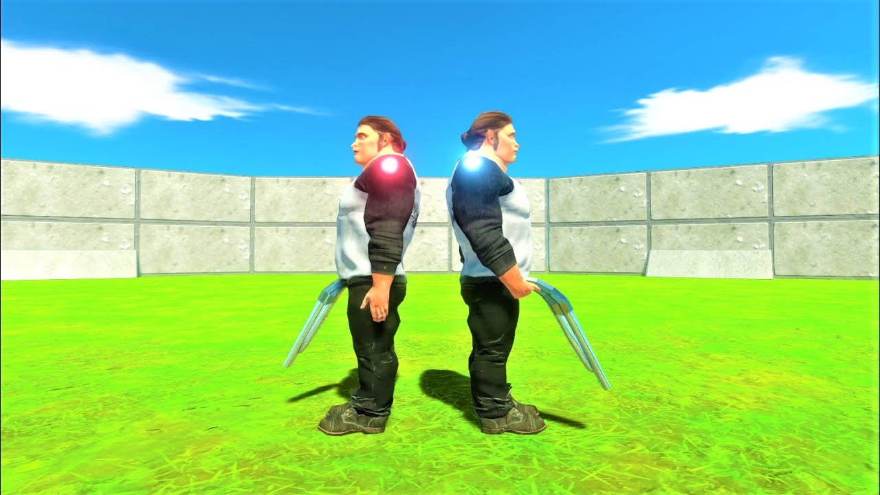 1 vs 1 duel cowboy unit vs itself animal revolt battle simulator