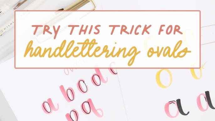 How to Start Hand-Lettering