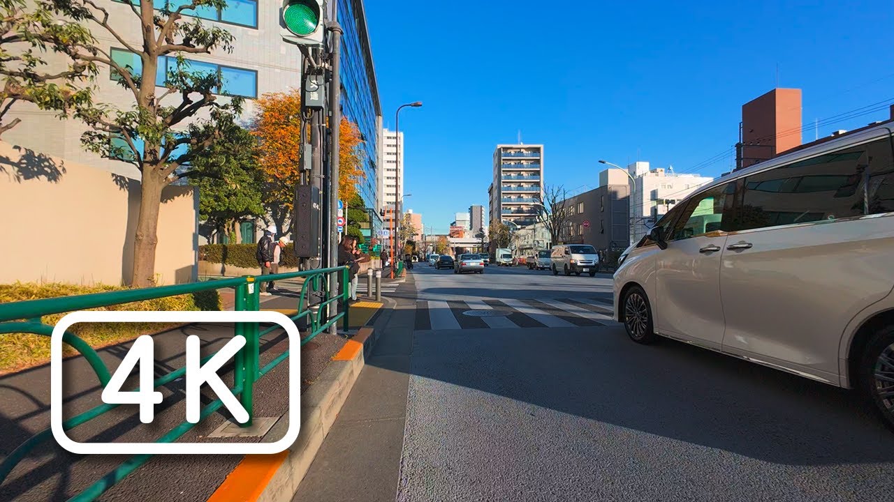 4K HDR TOKYO City Cycling | Bike Ride POV | Street Ambience (No Music)
