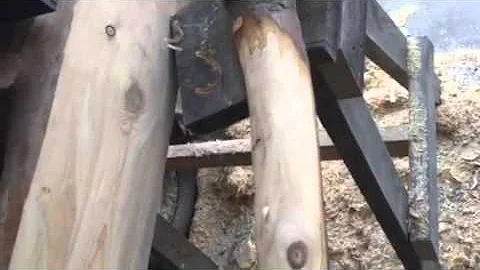 Hewing axe handle